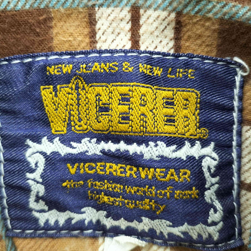 VICERER 襟ポケットコーデュロイ デニムジャケット 岡山デニム アメカジ メンズ import:M