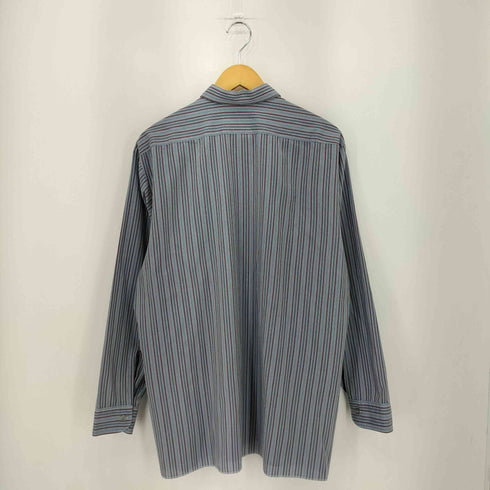 60~70s コットンポリ ストライプボックスシャツ メンズ 18 2/1