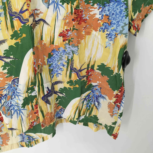 サンサーフ SUN SURF 総柄 和柄 開襟 S/S シャツ アロハシャツ メンズ JPN:M