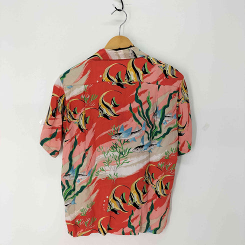 サンサーフ SUN SURF TROPICAL FISH 半袖アロハシャツ ハワイアンシャツ 和柄 魚 メンズ JPN:S