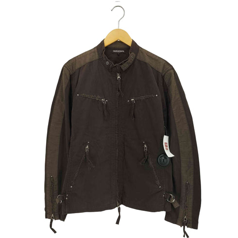 ハイダウェイニコル HIDEAWAYS NICOLE 切りっぱなし ジップアップジャケット Y2K メンズ 48