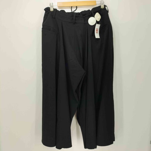 サイトバイヨウジヤマモト syte by Yohji Yamamoto ポリエステルレーヨン ギャバジン フレアシーム カラスパンツ メンズ JPN:3