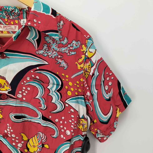 サンサーフ SUN SURF RAYON S/S CORAL UNDERWATER アロハシャツ メンズ JPN:S