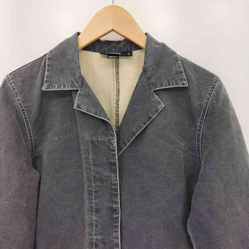 ダナキャランニューヨーク DKNY 90s 比翼 デニムテーラードジャケット レディース S