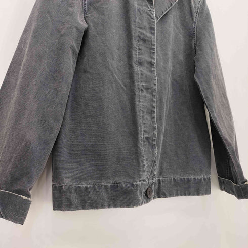 ダナキャランニューヨーク DKNY 90s 比翼 デニムテーラードジャケット レディース S