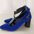 チャールズアンドキース CHARLES&KEITH スクエアヒールベロアパンプス レディース 37