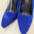 チャールズアンドキース CHARLES&KEITH スクエアヒールベロアパンプス レディース 37