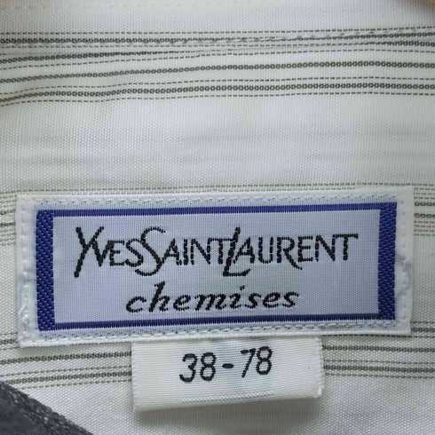 イヴサンローラン Yves Saint Laurent chemises レギュラーシャツ メンズ 38-78