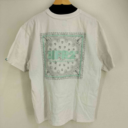 エフアールツー FR2 Acid Wash Embroidery Paisley Embroidery バックロゴ刺繍 S/S TEE メンズ import:L