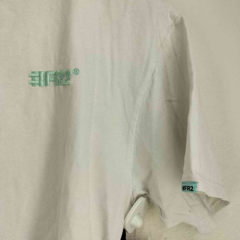 エフアールツー FR2 Acid Wash Embroidery Paisley Embroidery バックロゴ刺繍 S/S TEE メンズ import:L