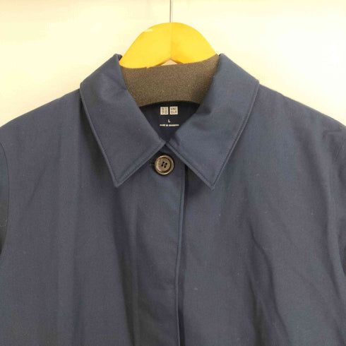 ユニクロ UNIQLO ブロックテックステンカラーコート メンズ JPN:L