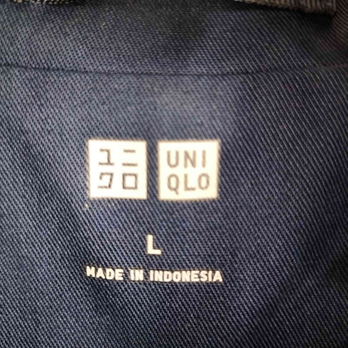 ユニクロ UNIQLO ブロックテックステンカラーコート メンズ JPN:L