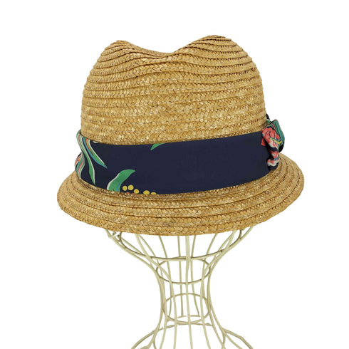 サンサーフ SUN SURF SUN SURF ゴールド ストローフェドーラハット レディース