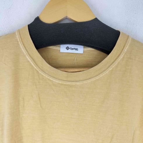 Cyphercode ロゴプリント L/S Tシャツ メンズ