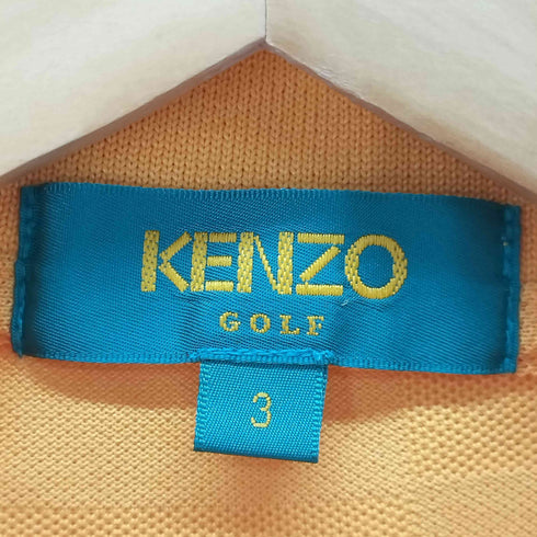 ケンゾーゴルフ KENZO GOLF ロゴ刺繍 ポロシャツ メンズ JPN:3