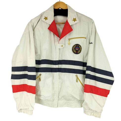 フィラ FILA ジップアップ ナイロンジャケット レディース import:XL