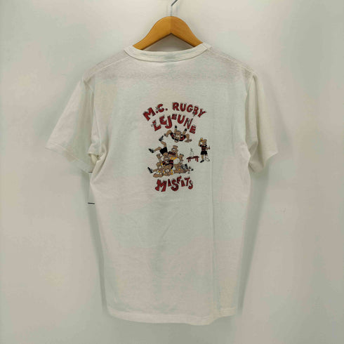 ラッセルアスレチック RUSSELL ATHLETIC USA製 ラグビーチーム バックイラスト Tシャツ メンズ import:M