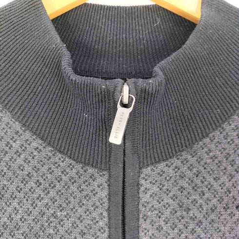 ペリーエリス PERRY ELLIS コットンアクリル ジップカーディガン メンズ import:XL