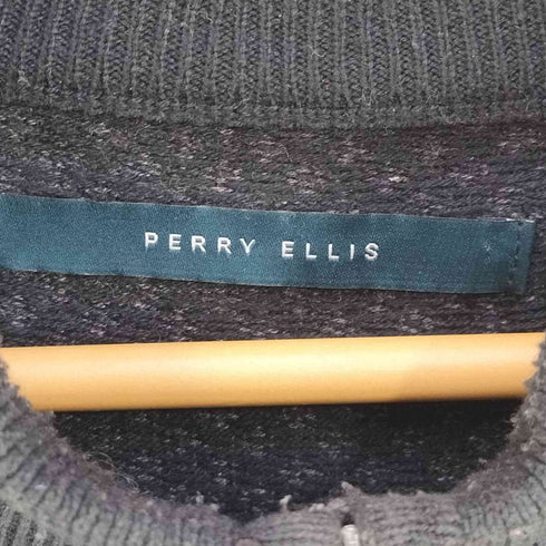 ペリーエリス PERRY ELLIS コットンアクリル ジップカーディガン メンズ import:XL