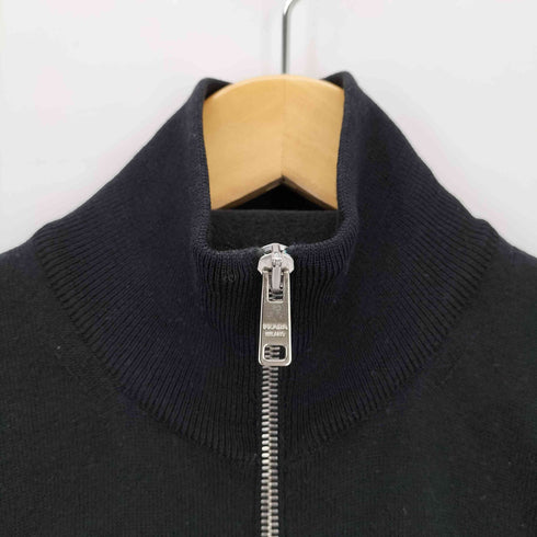 プラダ PRADA MADE IN ITALY ウール100% ドライバーズニット メンズ 44