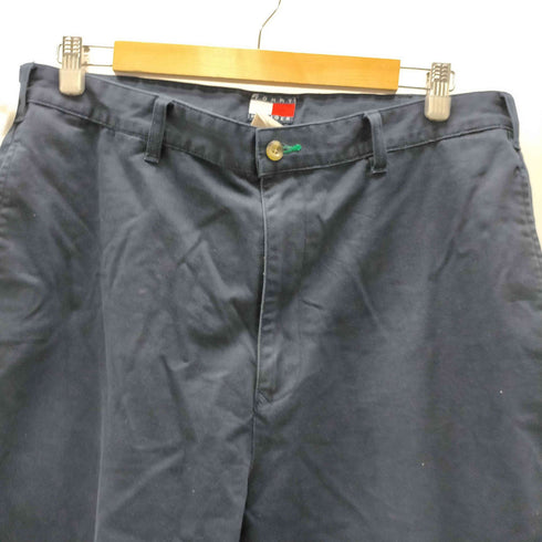 トミーヒルフィガー TOMMY HILFIGER 00S 04SS ノータック ワイド チノ トラウザー パンツ メンズ 30/36
