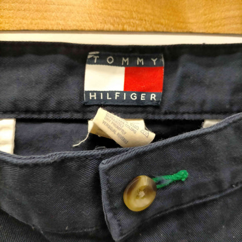 トミーヒルフィガー TOMMY HILFIGER 00S 04SS ノータック ワイド チノ トラウザー パンツ メンズ 30/36