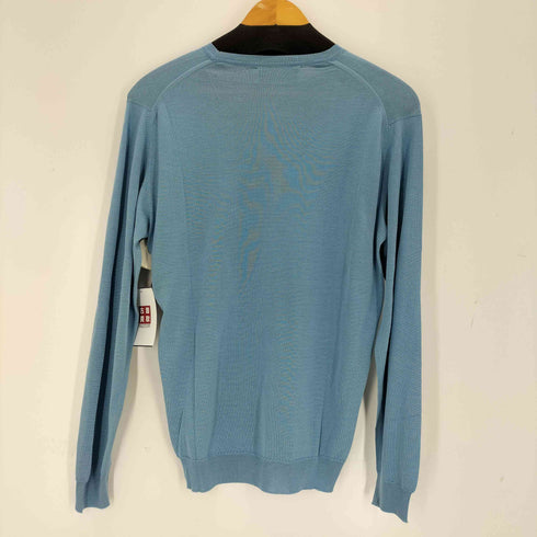 バランタイン BALLANTYNE MADE IN ENGLAND 100%PURE SILK L/Sニット メンズ 38in 98cm