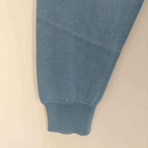 バランタイン BALLANTYNE MADE IN ENGLAND 100%PURE SILK L/Sニット メンズ 38in 98cm