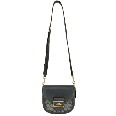 コーチ COACH シグネチャー モーガン サドル バッグ レディース