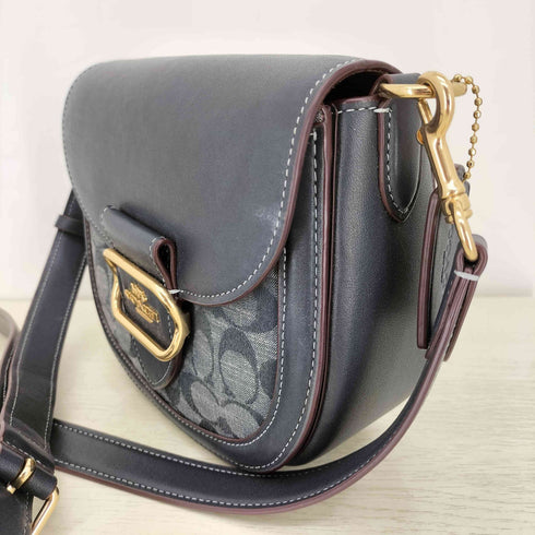 コーチ COACH シグネチャー モーガン サドル バッグ レディース