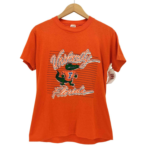 USA製 80s カレッジ キャラクター イラスト Tシャツ メンズ import:M