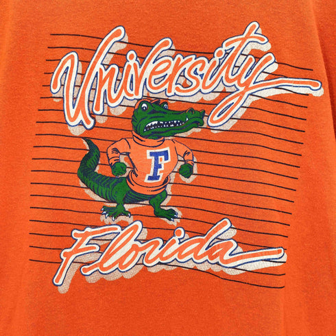 USA製 80s カレッジ キャラクター イラスト Tシャツ メンズ import:M