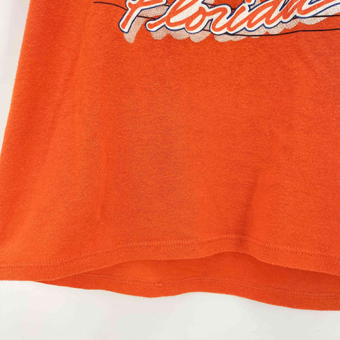 USA製 80s カレッジ キャラクター イラスト Tシャツ メンズ import:M