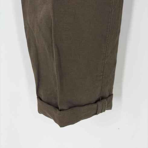 ブルネロクチネリ BRUNELLO CUCINELL MADE IN ITALY LEISURE FIT リネン混 ピンタックスラックス メンズ