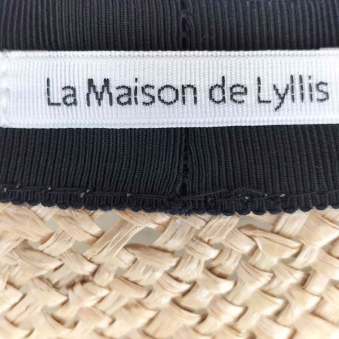 ラメゾンドリリス La Maison de Lyllis FOLD フォールド 麦わら 帽子 レディース FREE