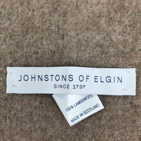 ジョンストンズオブエルガン johnstons of elgin ラムウール100% マフラー メンズ