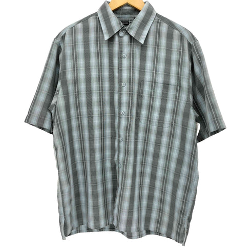 ジョージ GEORGE Sueded S/Sチェックシャツ メンズ JPN:M