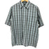 ジョージ GEORGE Sueded S/Sチェックシャツ メンズ JPN:M