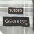 ジョージ GEORGE Sueded S/Sチェックシャツ メンズ JPN:M