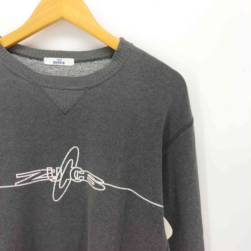 カバンドズッカ CABANE de ZUCCa 00S グラフィックプリントスウェット メンズ