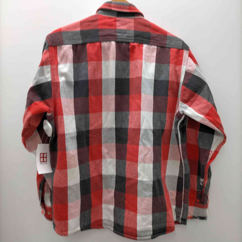 ファイブブラザー FIVE BROTHER 90S L/S チェック ヘビー ネル シャツ ヘビネル 襤褸 ボロ メンズ import:L
