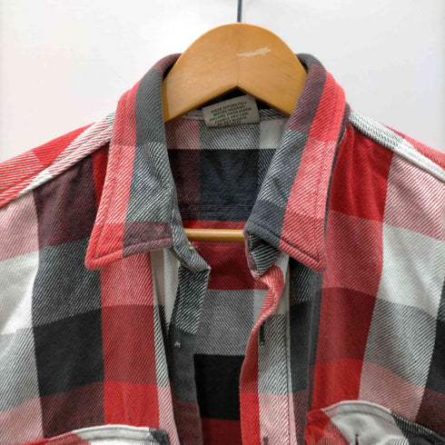 ファイブブラザー FIVE BROTHER 90S L/S チェック ヘビー ネル シャツ ヘビネル 襤褸 ボロ メンズ import:L
