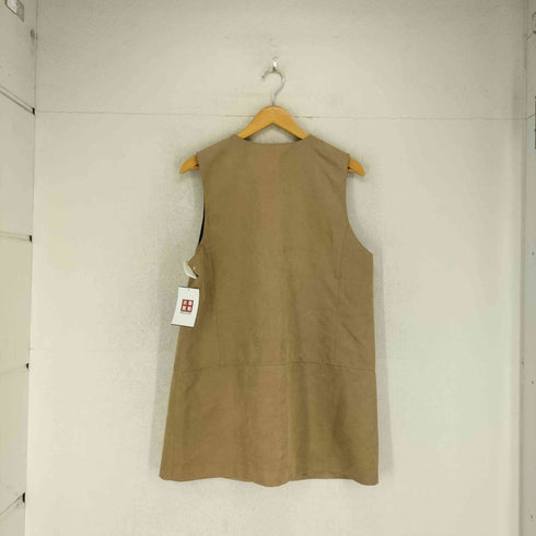ユナイテッドアローズグリーンレーベルリラクシング UNITED ARROWS green label relaxing スエードライクベスト レディース