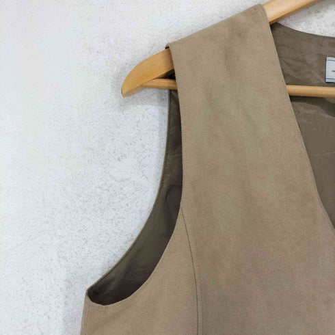 ユナイテッドアローズグリーンレーベルリラクシング UNITED ARROWS green label relaxing スエードライクベスト レディース