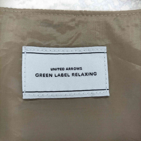 ユナイテッドアローズグリーンレーベルリラクシング UNITED ARROWS green label relaxing スエードライクベスト レディース