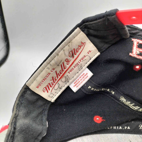 ミッチェルアンドネス mitchell&ness NBA バスケットボール チーム ロゴ バイカラー 6パネル キャップ メンズ