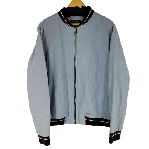 ザラ ZARA デニム生地 MA1 メンズ import:XL