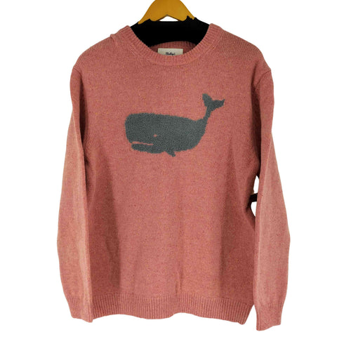 ノーリーズ NOLLEY’S クジラ インターシャ プルオーバーニット メンズ