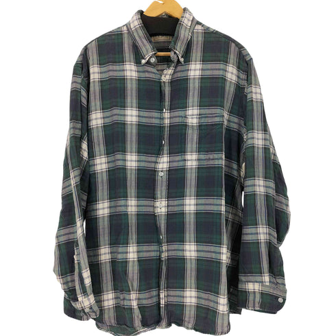 エルエルビーン L.L.Bean 90S USA製 ボタンダウンチェックシャツ メンズ import:XL