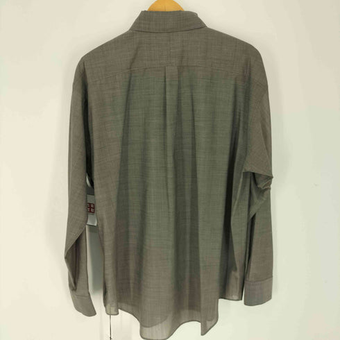 LAPIIS 24AW FINE WOOL CHAMBRAY SHIRT ファインウールシャンブレーシャツ メンズ JPN:1